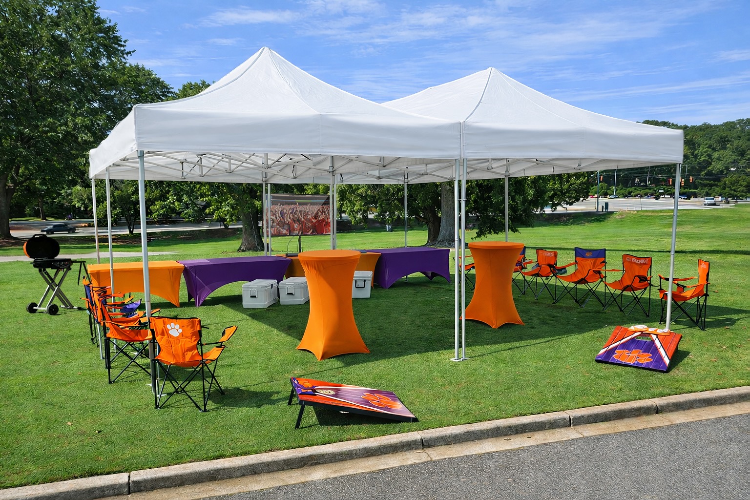 tailgate-tent-tv-package-clemson-sc